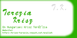 terezia krisz business card